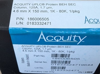 SEALED ACQUITY UPLC Protein BEH SEC Column, 125Å, 1.7 µm, 4.6 mm X 150 mm