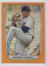 2014 Bowman Draft Chrome Orange Refractor 3/25 Spencer Turnbull #CDP70 d0g