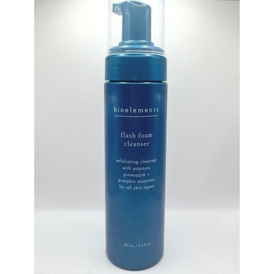 Bioelements Flash Foam Cleanser Exfoliating Enzyme Face Wash 6.5oz New