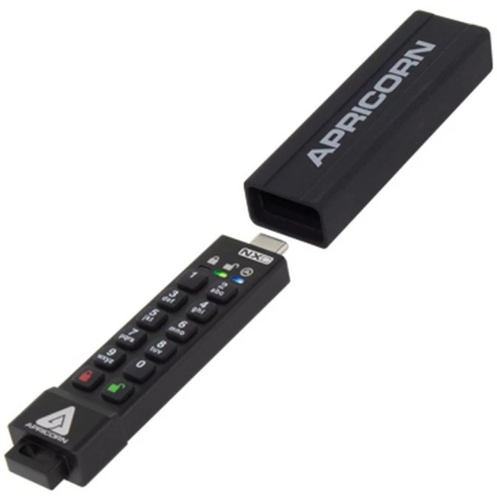 Apricorn Aegis Secure Key 3NXC 16GB USB 3.2 [Gen 1] Type C Flash Drive - Image 4 of 4