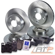 BREMSSCHEIBEN + BREMSBELÄGE VORNE + HINTEN FÜR MB C-KLASSE W202 E-KLASSE W210