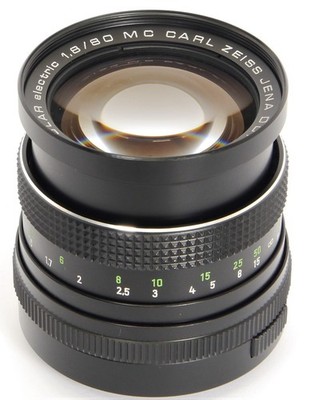 Zeiss PANCOLAR DDR electric 1,8/80mm M42 Film & DIGITAL fit RARE Lens 80mm F1.8