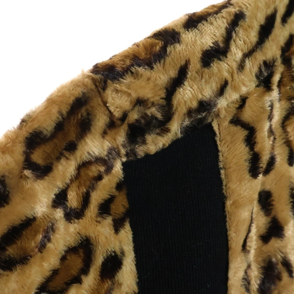 SUPREME 25SS X GOODENOUGH Rayón Triturado S Leopardo Patrón Total Corto Usado 4c825 Foto 4 de 4