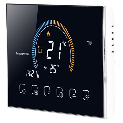 (BHT8000GABlack)Intelligentes Thermostat Mit LCD Touchscreen Temperatur KU