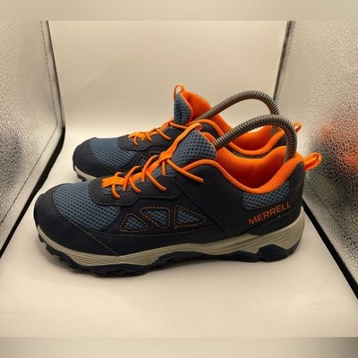 Merrell Trail Chaser Men's Blue and Orange Trail Shoes size 5