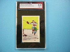 1952/53 PARKHURST NHL HOCKEY CARD #29 ED KRYZANOWSKI KSA 5.5 EX+ SHARP PARKIE