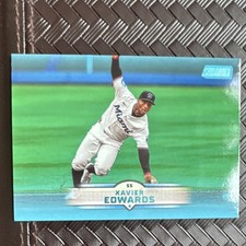 2025 Topps Stadium Club Xavier Edwards- Light Blue Foil Miami Marlins #107