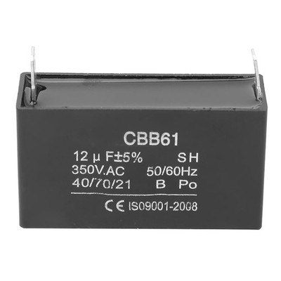 Fafeicy CBB61 Capacitor, AC350V Plastic Capacitor, Gasoline Generator Starting A