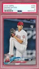 2018 TOPPS PITCHING SHOHEI OHTANI ROOKIE RC #700 PSA 9 MINT MVP DODGERS *