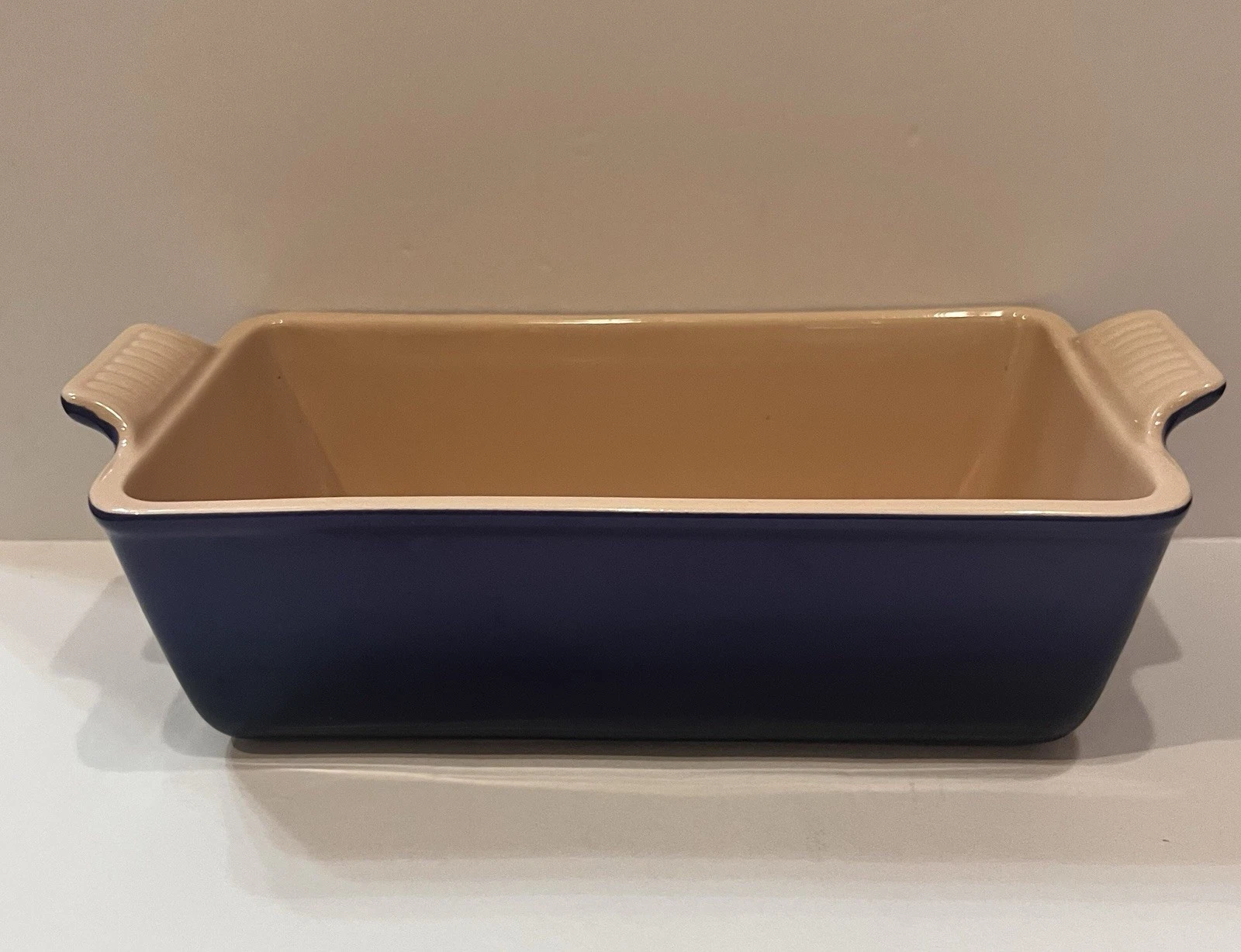 Le Creuset Heritage Stoneware Loaf Pan Cobalt (Blue) 1.45qt