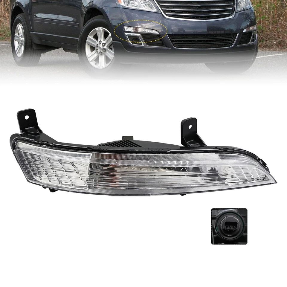 Luz de señal de giro lateral del pasajero con bombilla para Chevrolet Traverse 13-17 #23305609 Foto 4 de 4