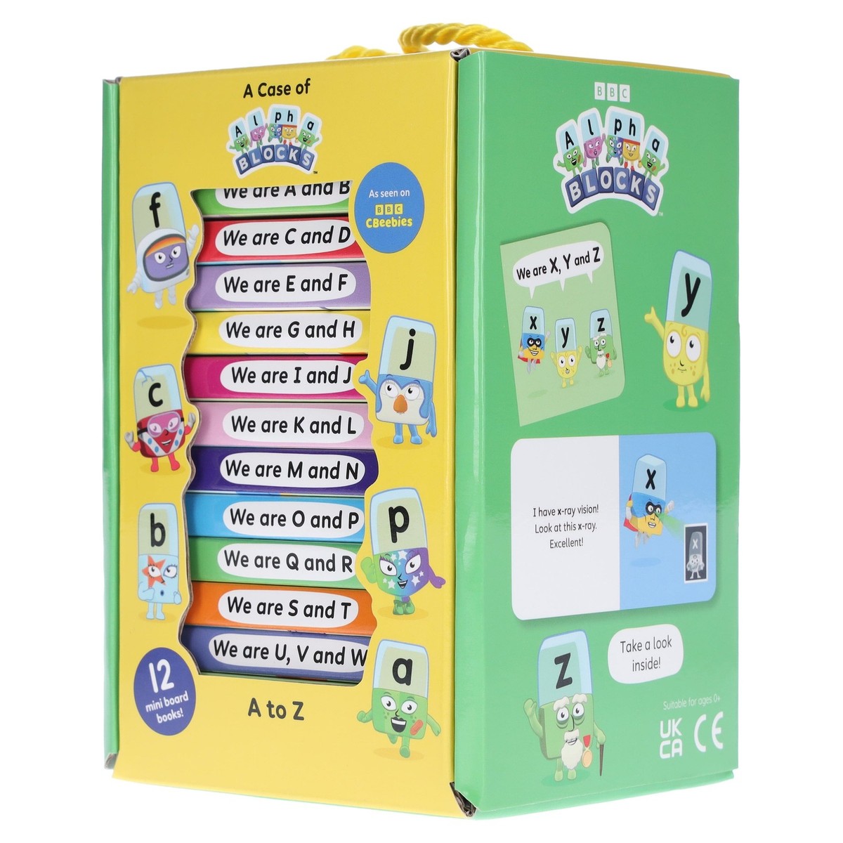 A Case of Alphablocks 12 Mini Books Box Set - Ages 0-5 - Board