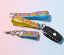 Easter Peeps Key Chain Keychain Wristlet Keychains Fob Gift Fun Unique Gift