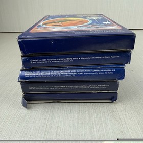 Lot of 5 Intellivision Mostly Complete Games w/ Manuals Overlays Vintage 1980s