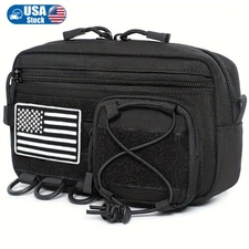 MOLLE Webbing Waist Pack EDC Tool Storage Phone Bag Tactical Gear