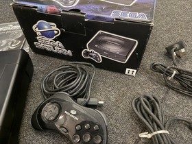 Sega Saturn Console Boxed MK2, PAL, Original Controller, leads