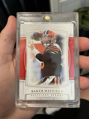 2019 Panini National Treasures Baker Mayfield /35 No.33 Cleveland Browns