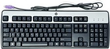HP 434820-001 PS/2 Wired Black/Silver US Keyboard