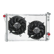 Radiator Shroud Fan For 1982-1992 Camaro Firebird Trans Am 5.7l 3 Row Aluminum