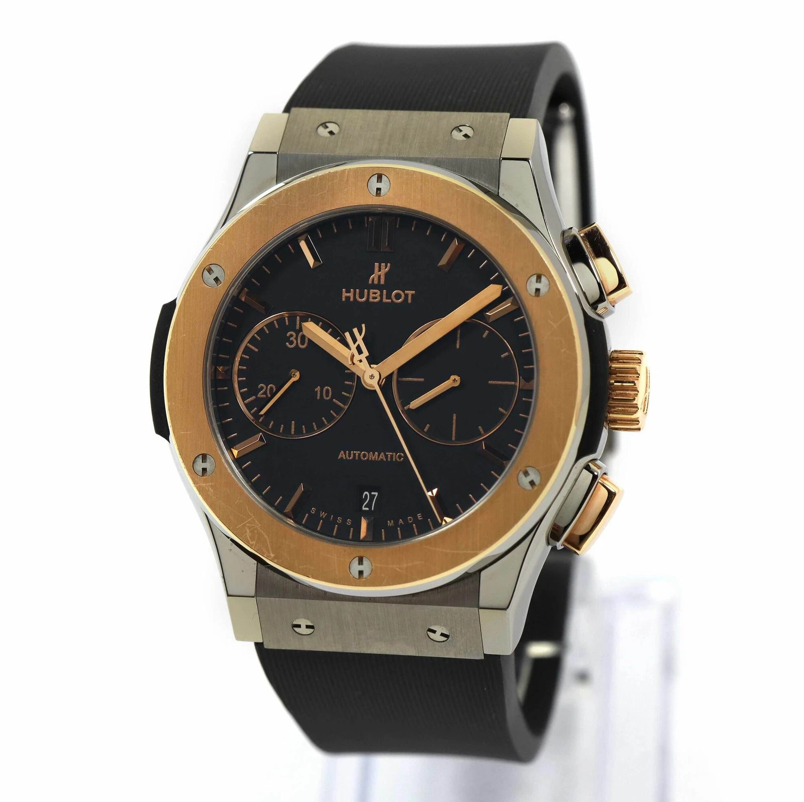 Hublot — Hublot Classic Fusion Chrono 521.NO.1181.RX 45MM Ceramic Black Rose Gold
