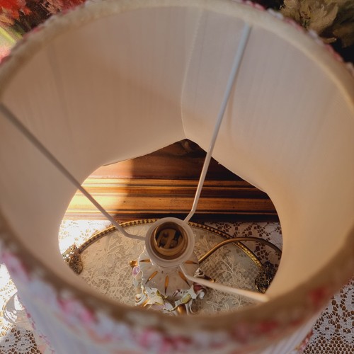 Vintage Porcelain Table Lamp - Picture 10 of 15