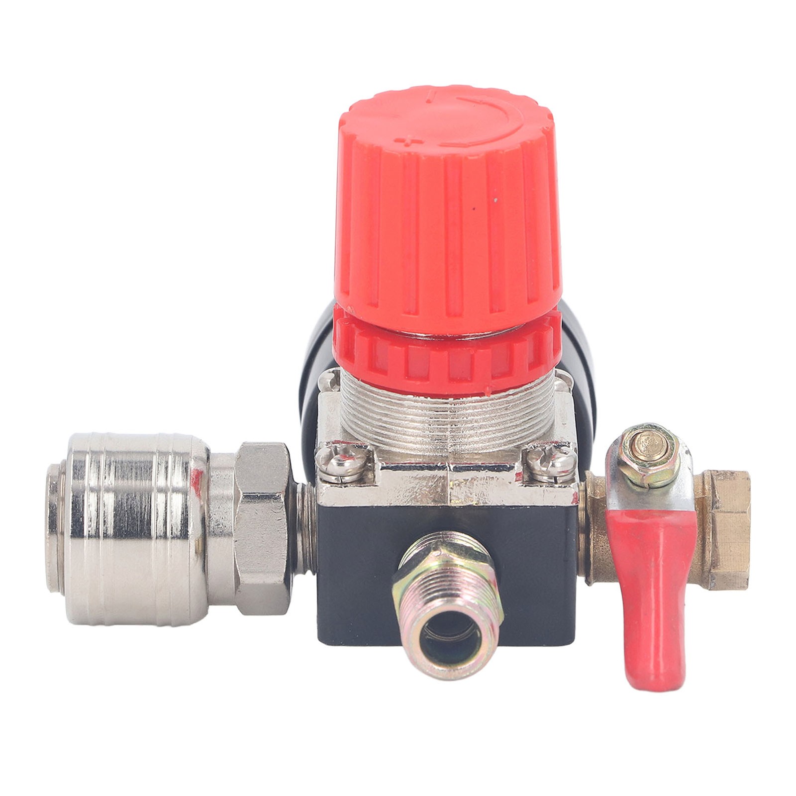 .Air Compressor Regulator Kit With Gauge 4 Way Valve 0‑180 PSI European Style