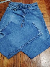 Levis 502 1994 Premium Big E Blue Jeans Men's Size 30x30Stretch Denim Pants