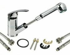 Single lever kitchen sink sink mixer tap with pull-out shower