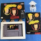 Beavis and Butt-Head Super Nintendo SNES Super Nintendo Tested Authentic Very