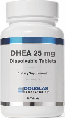 Douglas Laboratories DHEA 25 mg Dissolvable Tablets | Supports Immune Health, |