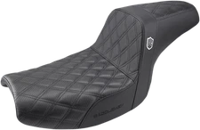 SADDLEMEN Pro Series SDC Performance Seat - w/o Backrest - Lattice Stitch/Lumbar