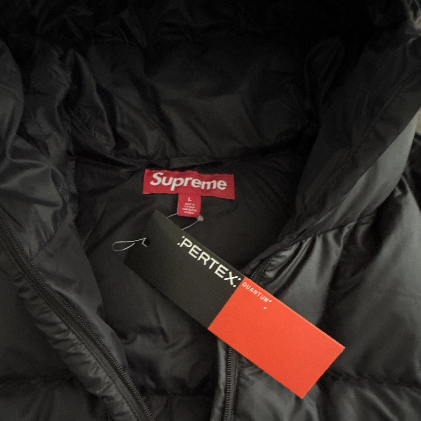 2026 F/W Supreme Micro Down Half Zip Pullover, Anorak Puffer Jacket Supreme  - product detail image 3