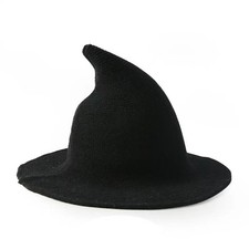 Modern Witch Hat Made From High Quality Sheep Wool Halloween Party Witch Cap New