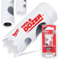 LochsäGe Bohrkrone 22 Mm Bi-Metall Bohrer FüR Metall Aluminium Holz Gipskarton