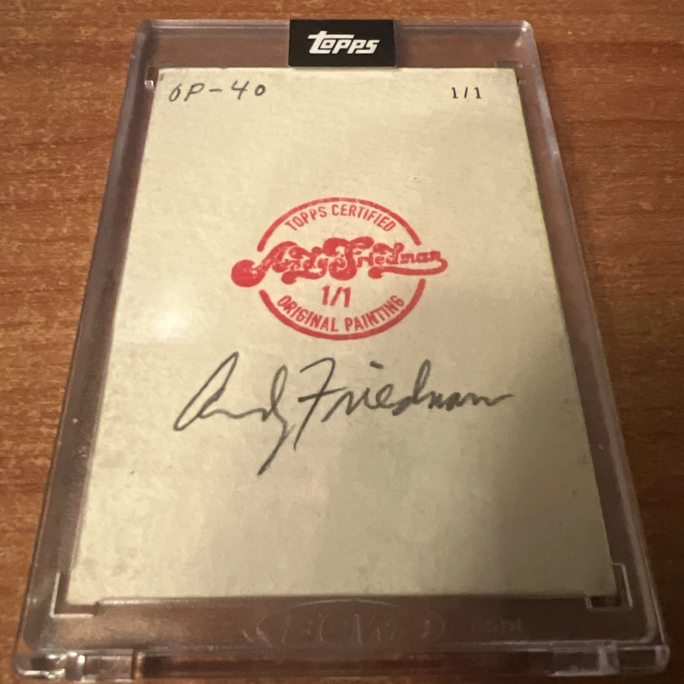 2025 Topps Shoebox Treasures por Andy Friedman Keith Hernández Pintura 1/1 Foto 2 de 2