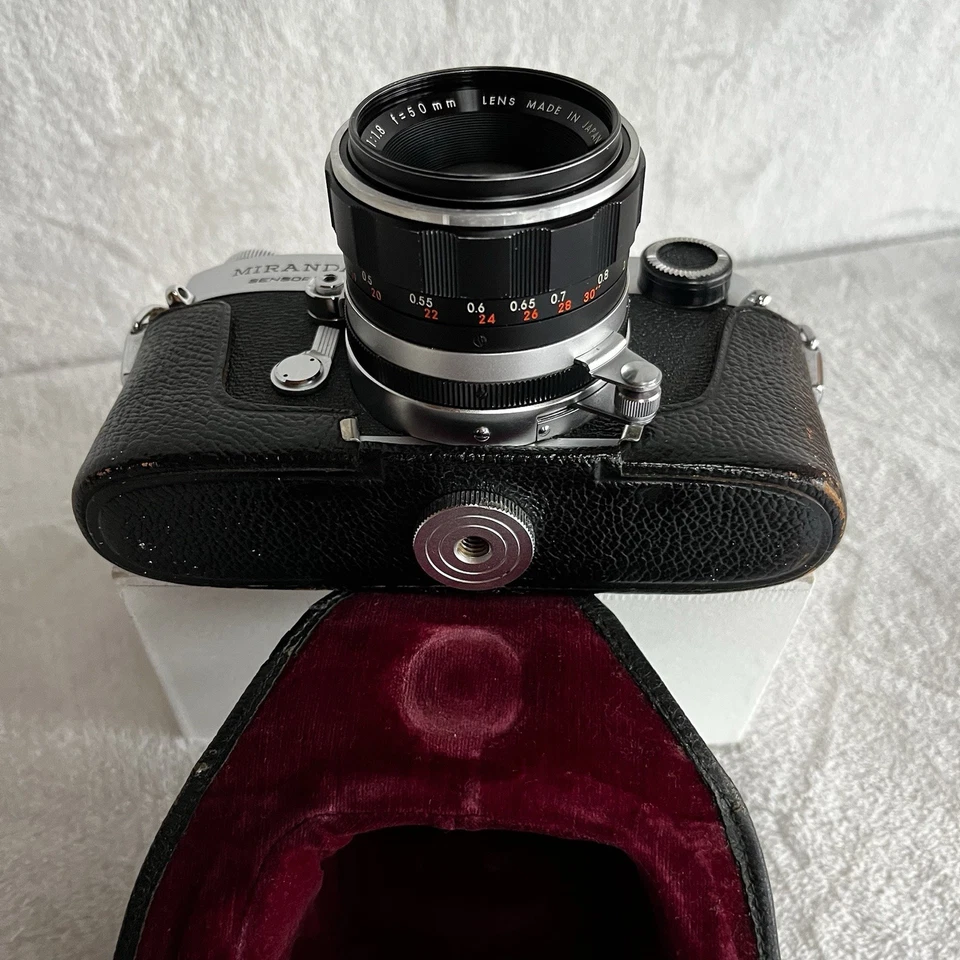 Cámara SLR Miranda Sensorex 35 mm vintage con estuche Foto 4 de 4
