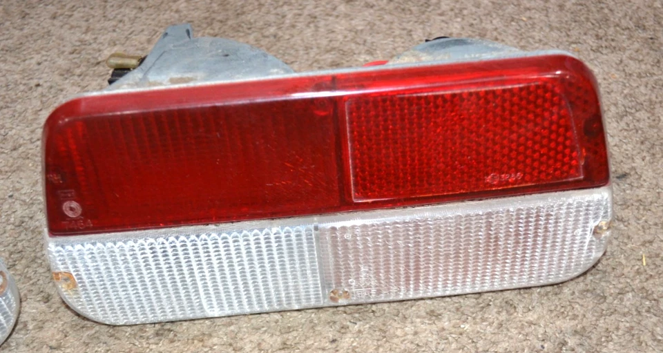 TRIUMPH TR7 TAILLIGHT TAIL LIGHTS LAMPS DRIVER PASSENGER PAIR 1975-1982 OEM Foto 3 de 4