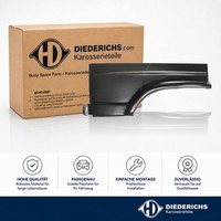 KotflÜGel Vorne Links Diederichs 9740231 FÜR CitroËN Passend FÜR Fiat Fender