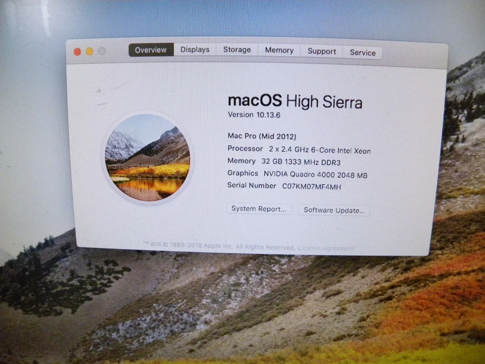 Apple Mac Pro 5,1 2012 2.4 GHz 12-core Xeon 32GB RAM 1TB HD Nvidia 4000 2GB - Image 3 of 4