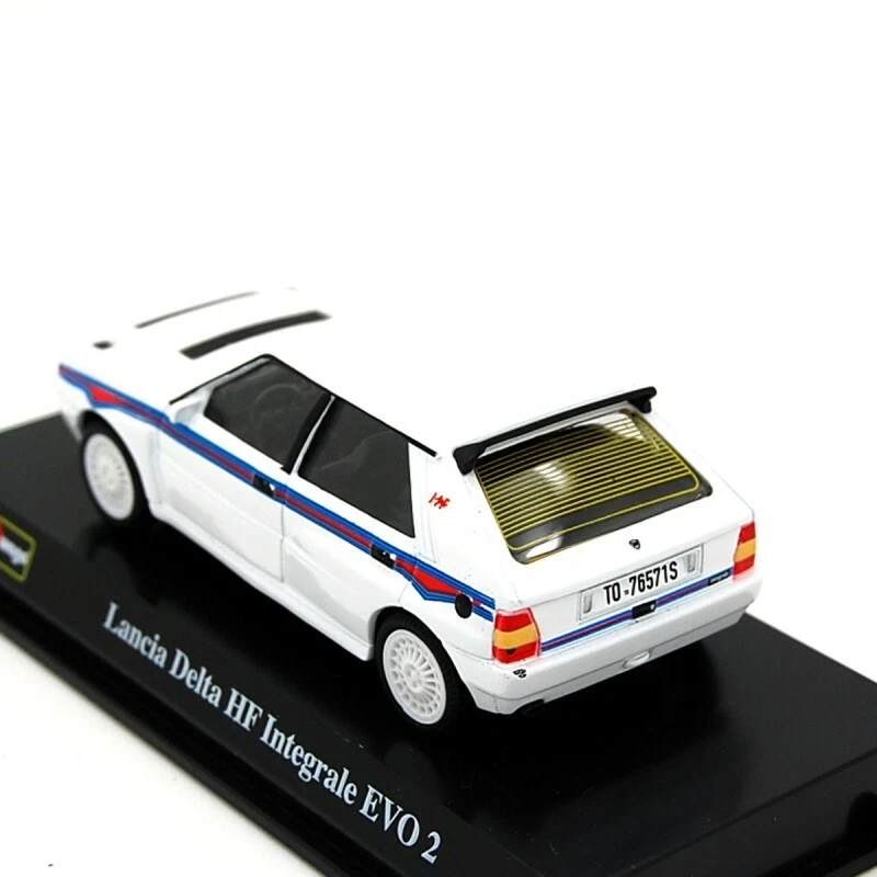 BURAGO-MODELLINO AUTO LANCIA DELTA HF INTEGRALE EVO2 SCALA 1:43 DIE-CAST METAL - Immagine 4 di 4