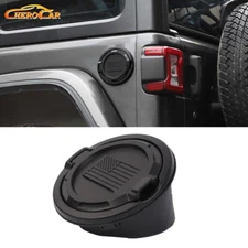 Gas Tank Cap Cover Door Fuel Filler Replacement for 18+ Jeep Wrangler JL US Flag