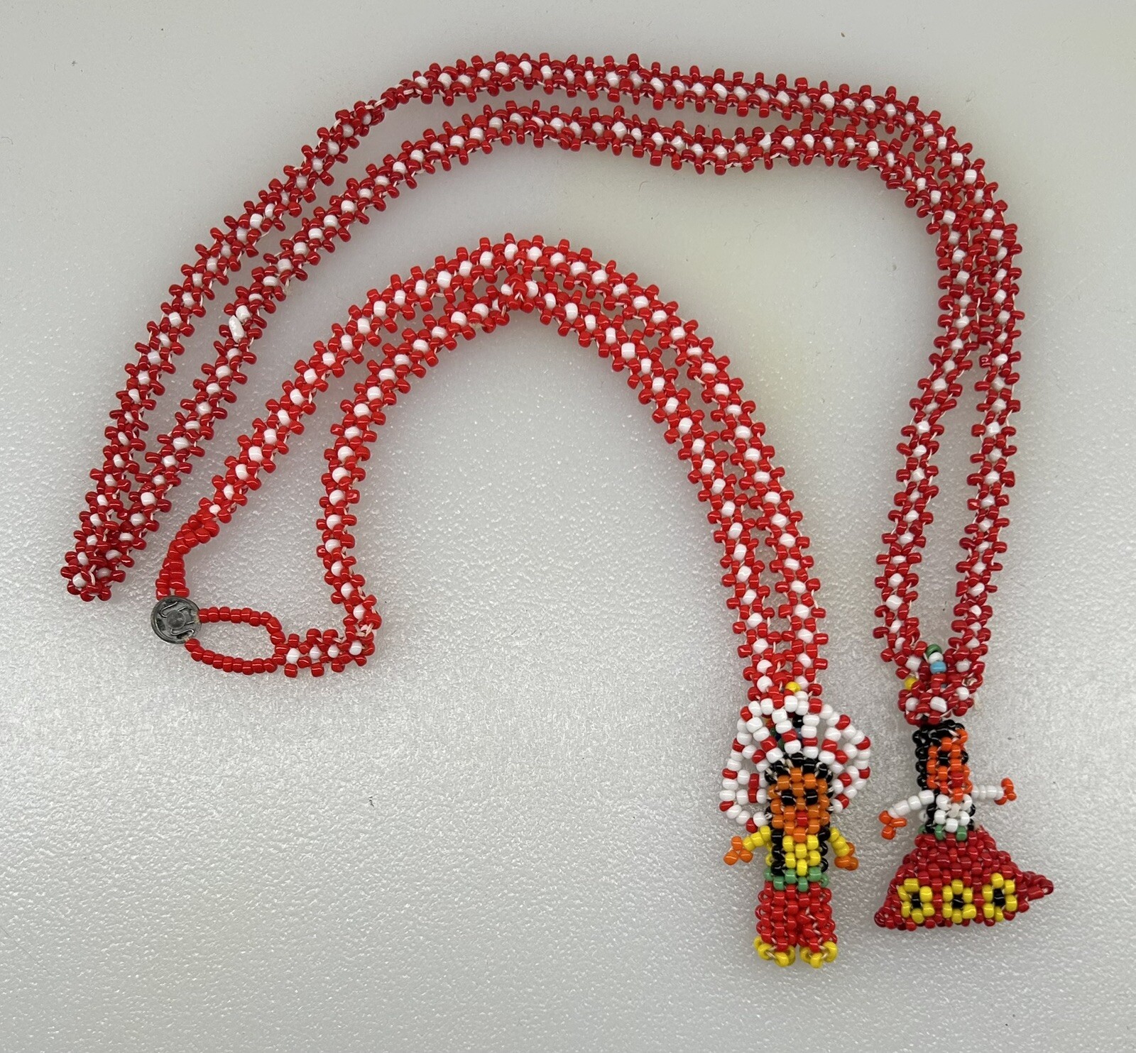 2 Native American Made Seed Bead Native American … - image 3