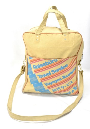 Vintage 70s American Express Travel  Agent Carry On Luggage Airline Bag