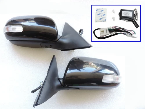 LED Auto Power Fold Mirror Set w/ wire FIT 07-08-09-11 Toyota Camry Left & Right