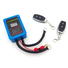 Car Battery Disconnect Cut Off Switch With 2 Wireless Remote Controlar