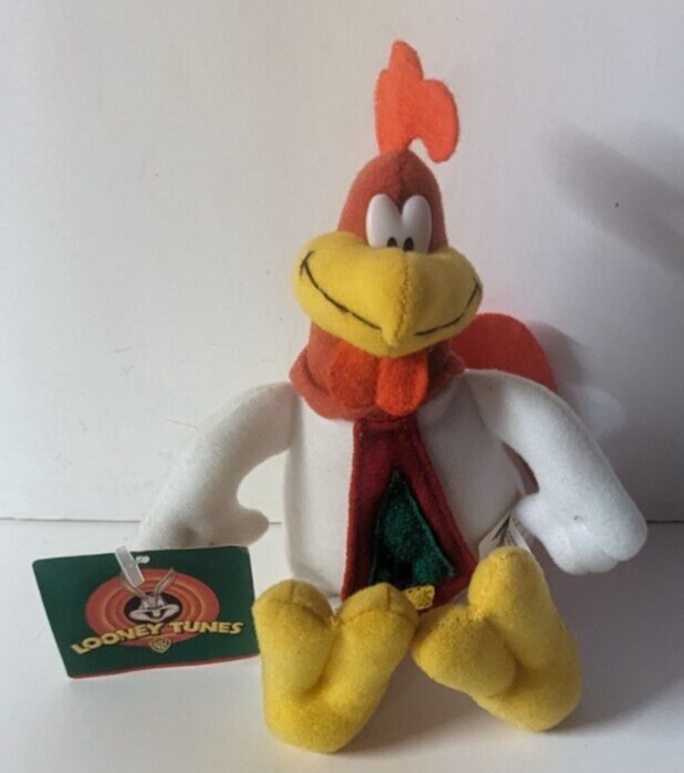 RARE NOS  Looney Tunes Christmas Foghorn Leghorn  Plush 9"