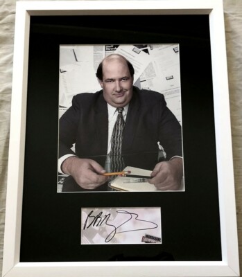 Brian Baumgartner autographed signed framed Office 8x10 Kevin Malone photo (JSA)