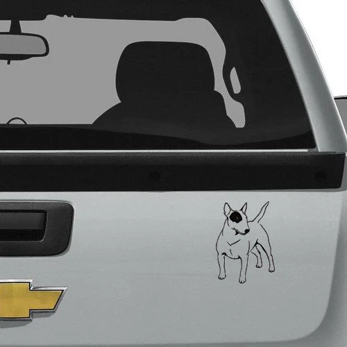 Bull Terrier Dog Vinyl Decal Sticker for Laptop Mackbook Air Pro Car Window Wall - Image 4 of 4