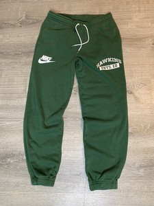 nike stranger things sweatpants green