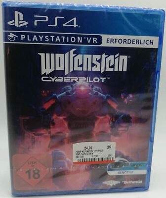PS4 VR Wolfenstein Cyberpilot Neu/Ovp mit Folie Playstation 4